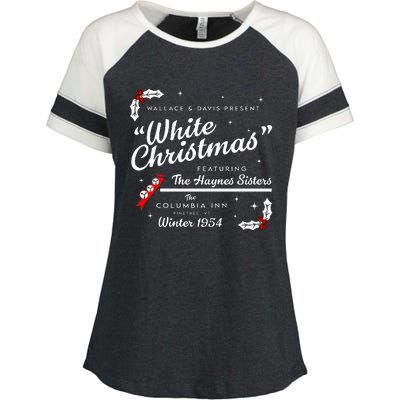 White Christmas Wallace And Davis Haynes Sister Enza Ladies Jersey Colorblock Tee