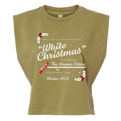 White Christmas Wallace And Davis Haynes Sister Garment-Dyed Women's Muscle Tee