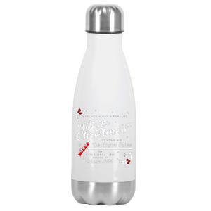 White Christmas Wallace And Davis Haynes Sister Stainless Steel Insulated Water Bottle