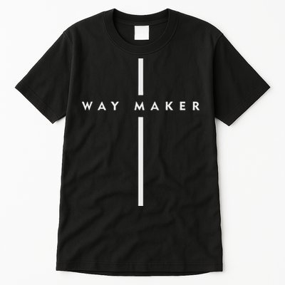 Waymaker Christian Women Cross Shape Faith Tall T-Shirt