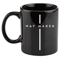 Waymaker Christian Women Cross Shape Faith 11oz C Handle Ceramic Mug
