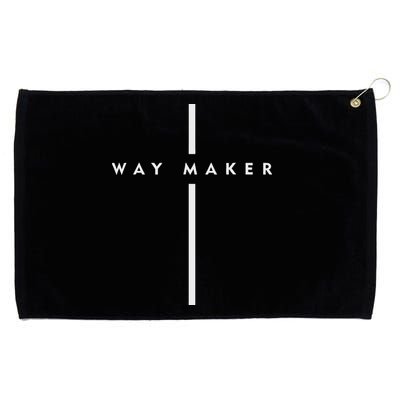 Waymaker Christian Women Cross Shape Faith Grommeted Golf Towel
