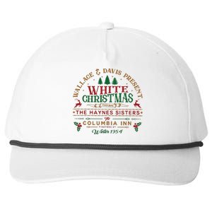 White Christmas Snapback Five-Panel Rope Hat