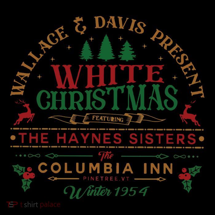 White Christmas Zip Tote Bag