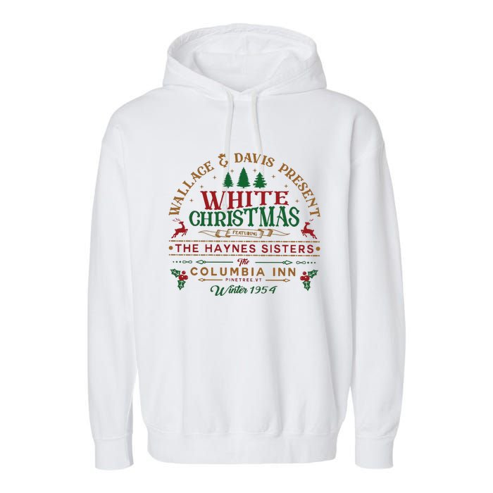 White Christmas Garment-Dyed Fleece Hoodie