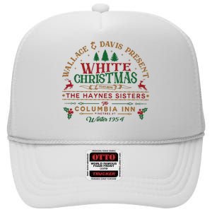 White Christmas High Crown Mesh Back Trucker Hat