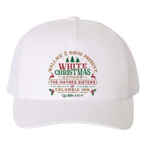 White Christmas Yupoong Adult 5-Panel Trucker Hat