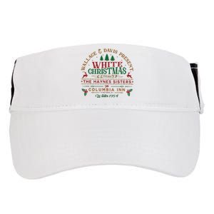 White Christmas Adult Drive Performance Visor