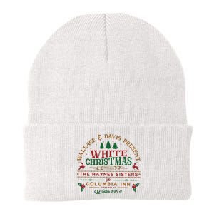 White Christmas Knit Cap Winter Beanie