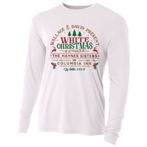 White Christmas Cooling Performance Long Sleeve Crew