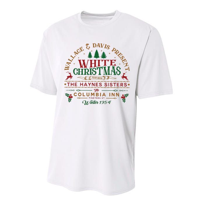 White Christmas Performance Sprint T-Shirt