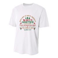 White Christmas Youth Performance Sprint T-Shirt