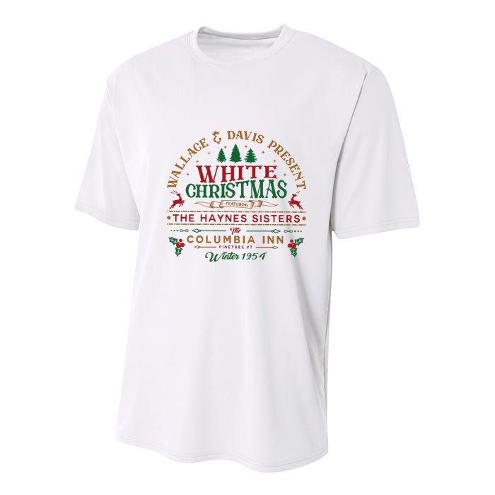 White Christmas Youth Performance Sprint T-Shirt