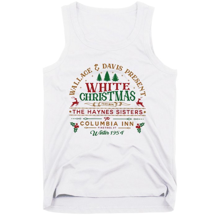 White Christmas Tank Top