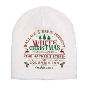 White Christmas Short Acrylic Beanie