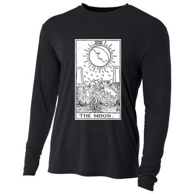 Witch Craft Wiccan Card Witchy Gothic Scary Halloween Gifts Cooling Performance Long Sleeve Crew