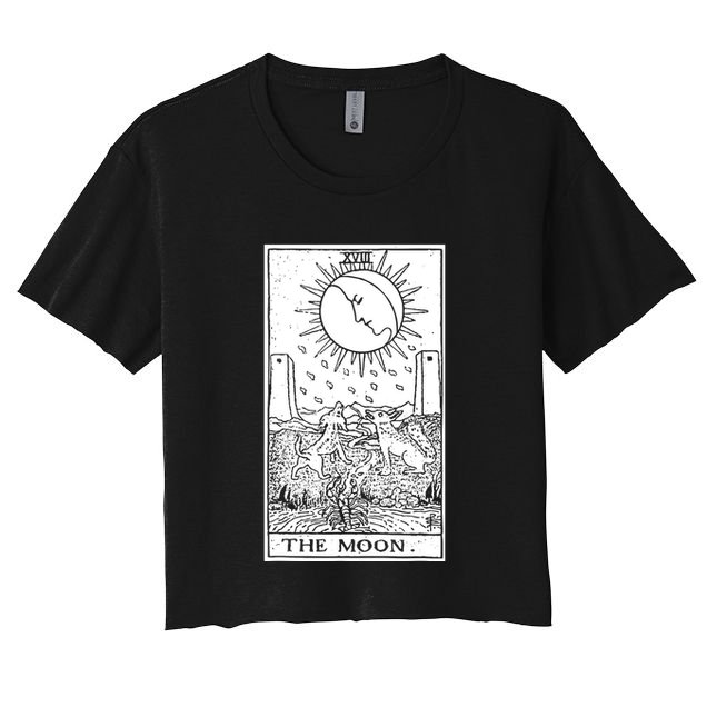 Witch Craft Wiccan Card Witchy Gothic Scary Halloween Gifts Crop Top