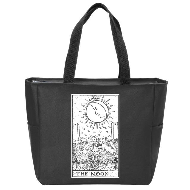 Witch Craft Wiccan Card Witchy Gothic Scary Halloween Gifts Zip Tote Bag