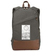 Witch Craft Wiccan Card Witchy Gothic Scary Halloween Gifts Cotton Canvas Backpack