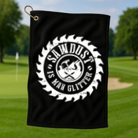 Woodworking Carpenter Golf Towel
