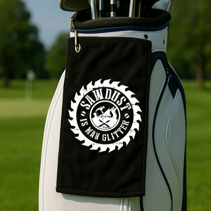 Woodworking Carpenter Golf Towel