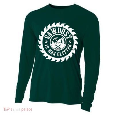 Woodworking Carpenter Cooling Performance Long Sleeve Crew