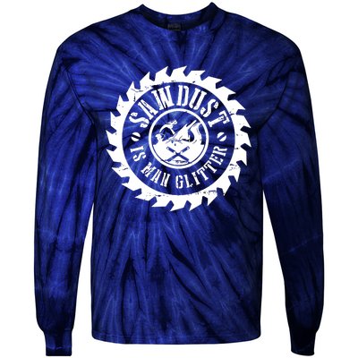 Woodworking Carpenter Tie-Dye Long Sleeve Shirt