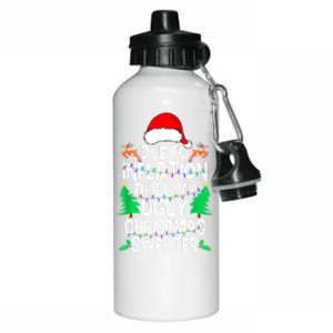 Women Cute Xmas Due To Inflation This My Ugly Christmas Matching Gift Aluminum Water Bottle