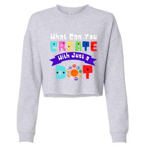 What Can You Create With Just A Dot International Dot Day Gift Cropped Pullover Crew