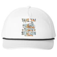 Western Country Yellowstone Take Em To The Train Station Snapback Five-Panel Rope Hat