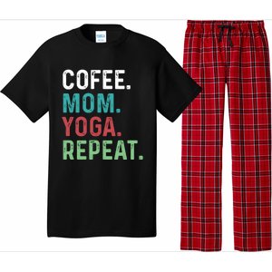 Wo Coffee Yoga Mom Coffee Lover Yoga Workout Meditation Meaningful Gift Pajama Set