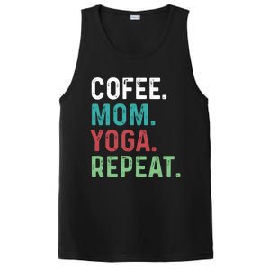 Wo Coffee Yoga Mom Coffee Lover Yoga Workout Meditation Meaningful Gift PosiCharge Competitor Tank