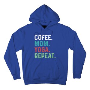 Wo Coffee Yoga Mom Coffee Lover Yoga Workout Meditation Meaningful Gift Hoodie