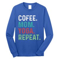 Wo Coffee Yoga Mom Coffee Lover Yoga Workout Meditation Meaningful Gift Long Sleeve Shirt