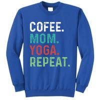 Wo Coffee Yoga Mom Coffee Lover Yoga Workout Meditation Meaningful Gift Sweatshirt