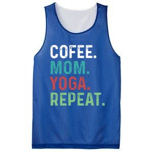 Wo Coffee Yoga Mom Coffee Lover Yoga Workout Meditation Meaningful Gift Mesh Reversible Basketball Jersey Tank