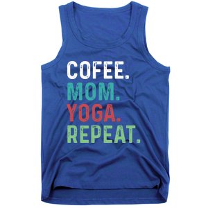 Wo Coffee Yoga Mom Coffee Lover Yoga Workout Meditation Meaningful Gift Tank Top