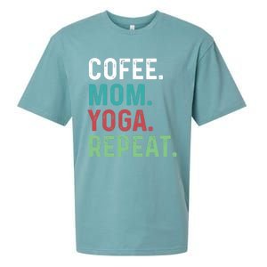 Wo Coffee Yoga Mom Coffee Lover Yoga Workout Meditation Meaningful Gift Sueded Cloud Jersey T-Shirt