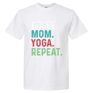 Wo Coffee Yoga Mom Coffee Lover Yoga Workout Meditation Meaningful Gift Garment-Dyed Heavyweight T-Shirt