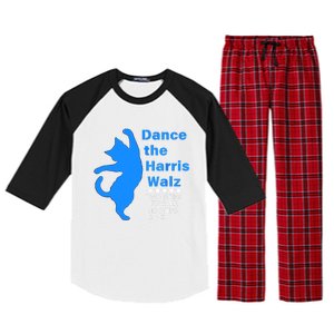 Waltz Dance 2 Steps Forward Not Back Kamala Harris Walz 2024 Gift Raglan Sleeve Pajama Set