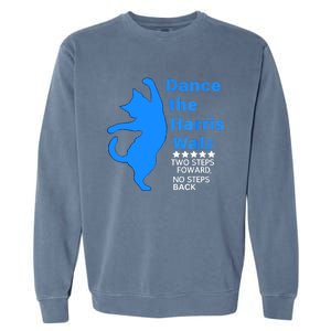 Waltz Dance 2 Steps Forward Not Back Kamala Harris Walz 2024 Gift Garment-Dyed Sweatshirt