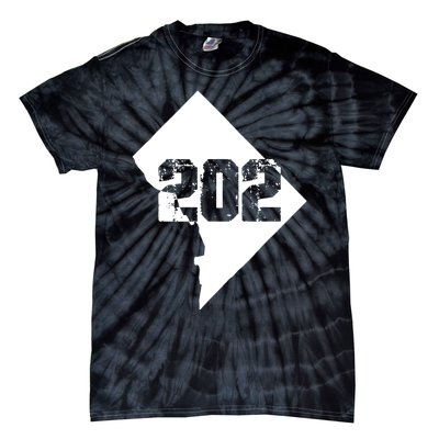 Washington Dc 202 Area Code Tie-Dye T-Shirt