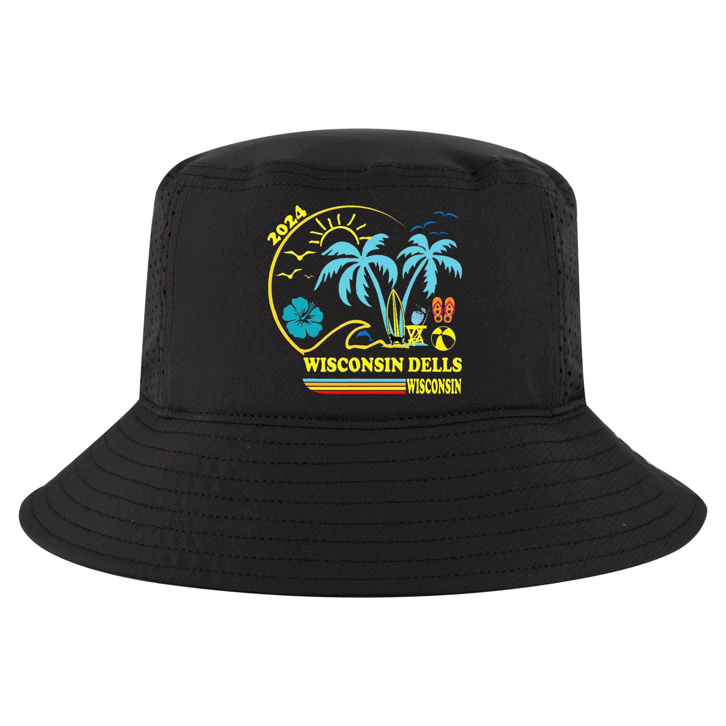 Wisconsin Dells 2024 Family Trip Friends Group Vacation Cool Comfort Performance Bucket Hat
