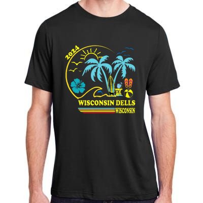 Wisconsin Dells 2024 Family Trip Friends Group Vacation Adult ChromaSoft Performance T-Shirt