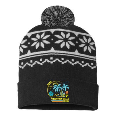 Wisconsin Dells 2024 Family Trip Friends Group Vacation USA-Made Snowflake Beanie