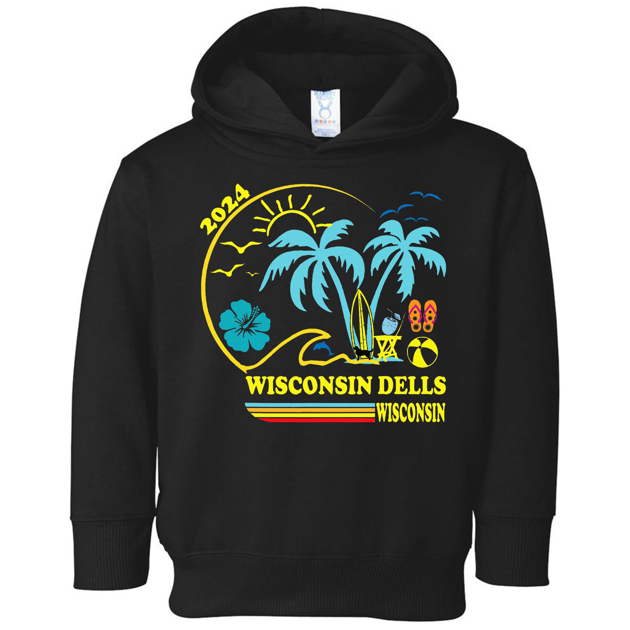 Wisconsin Dells 2024 Family Trip Friends Group Vacation Toddler Hoodie
