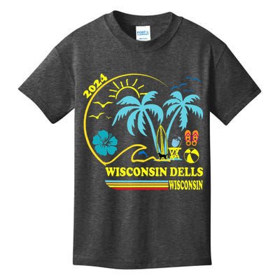 Wisconsin Dells 2024 Family Trip Friends Group Vacation Kids T-Shirt
