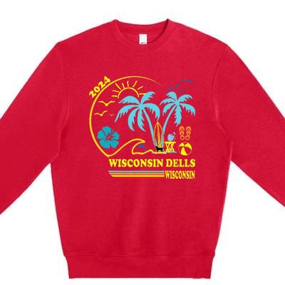 Wisconsin Dells 2024 Family Trip Friends Group Vacation Premium Crewneck Sweatshirt