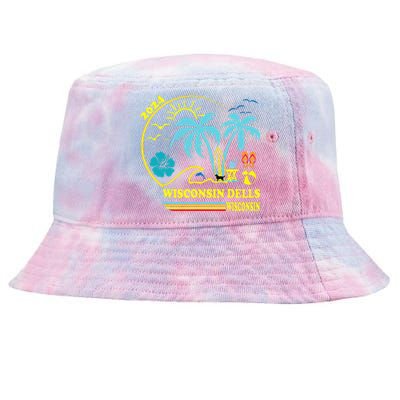 Wisconsin Dells 2024 Family Trip Friends Group Vacation Tie-Dyed Bucket Hat