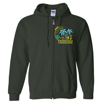 Wisconsin Dells 2024 Family Trip Friends Group Vacation Full Zip Hoodie